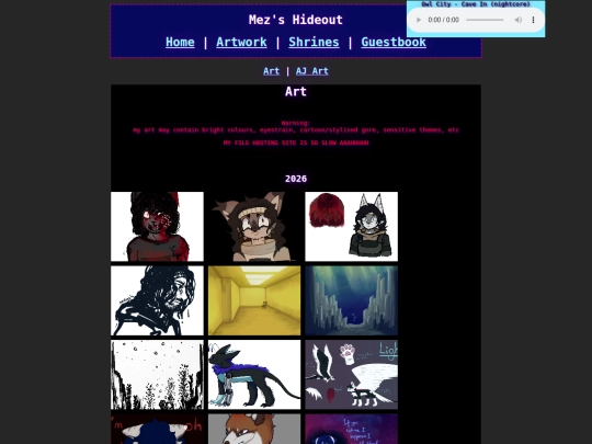 artpage screenshot
