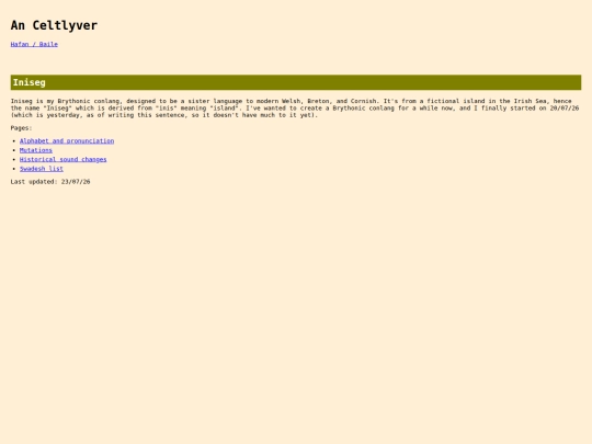 iaith/the conlang screenshot