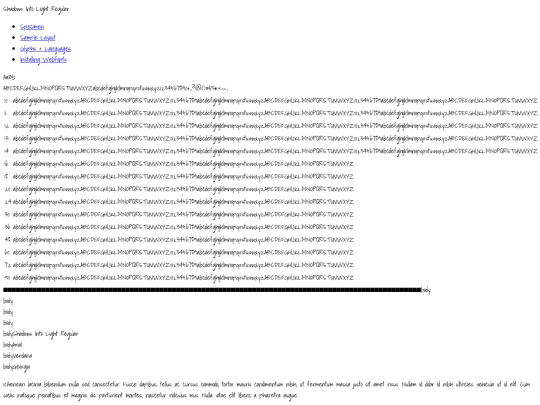 fonts/shadowsintolight-regular-demo screenshot