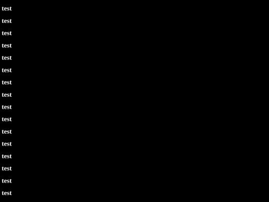test screenshot