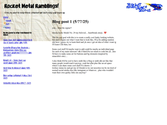 blog screenshot