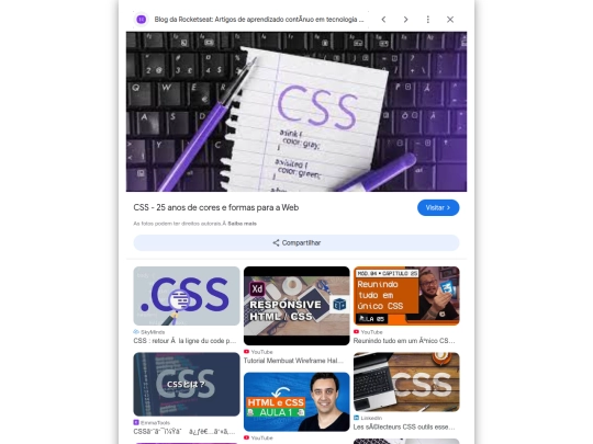 imagens/CSS screenshot