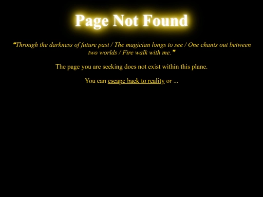 not_found screenshot