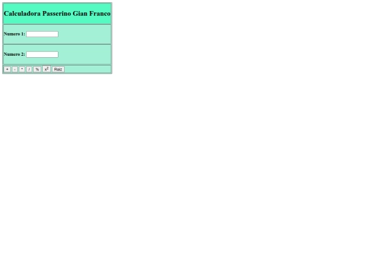 Calculadora screenshot