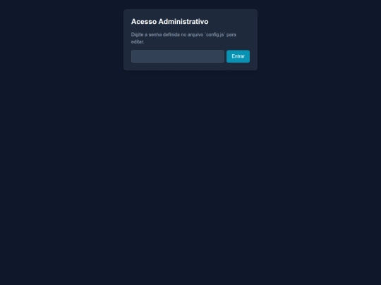 admin screenshot