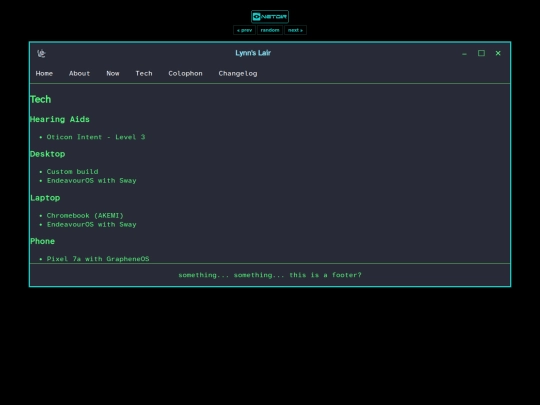 tech screenshot
