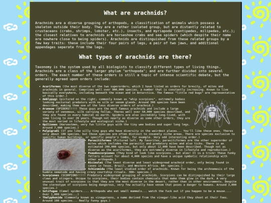 science/spider/introduction screenshot