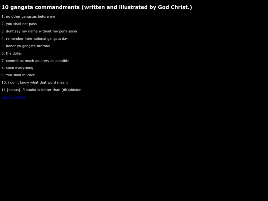 tencommandments screenshot