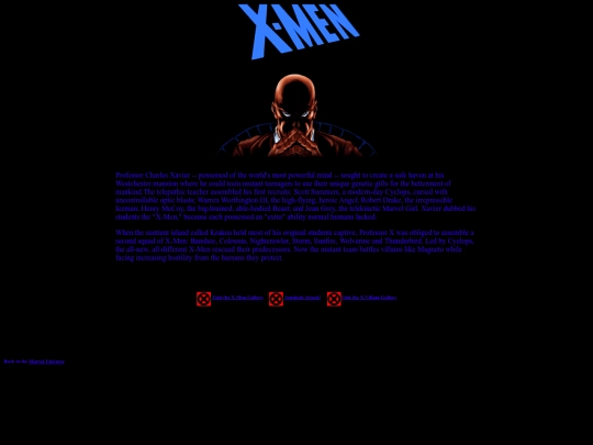 comics/xmen/xmen screenshot