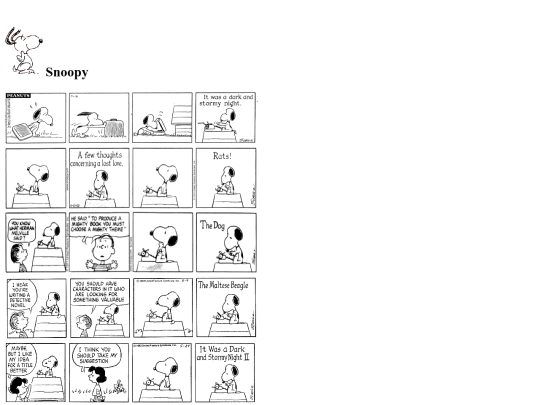 funnies/peanuts/snoopy screenshot
