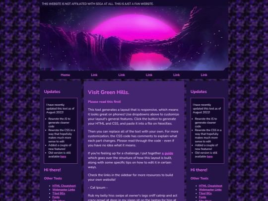 random aah html/layout screenshot