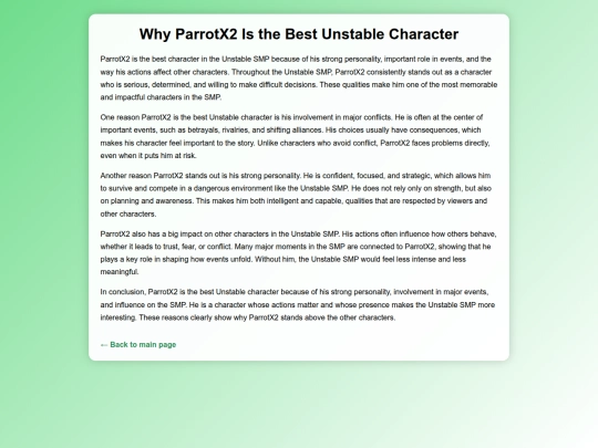 whyparrot screenshot