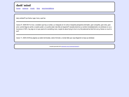blog screenshot