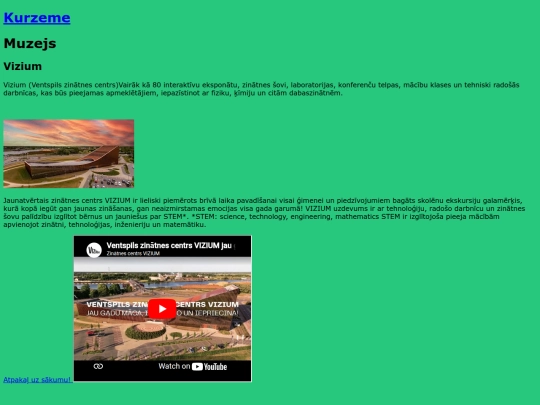 projekts.hmtl/muzejs screenshot