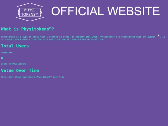physitokens screenshot