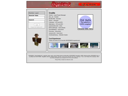 credits screenshot