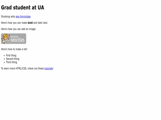 index screenshot