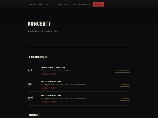 koncerty screenshot
