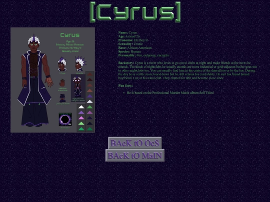 oc pages/cYrUs screenshot