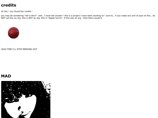 credits screenshot