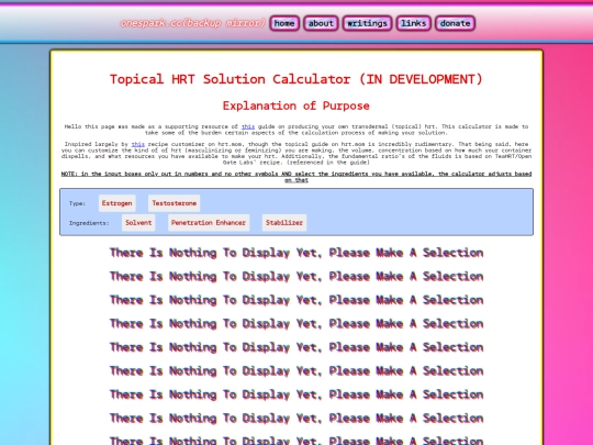 hrt/topical-calculator screenshot