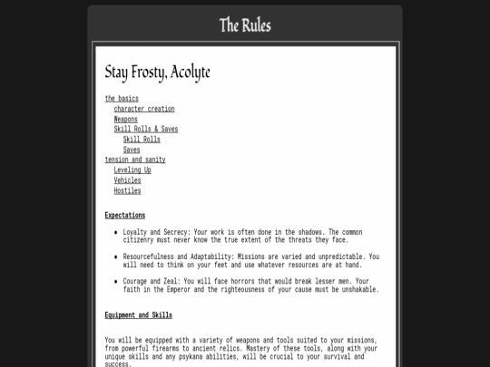 index screenshot