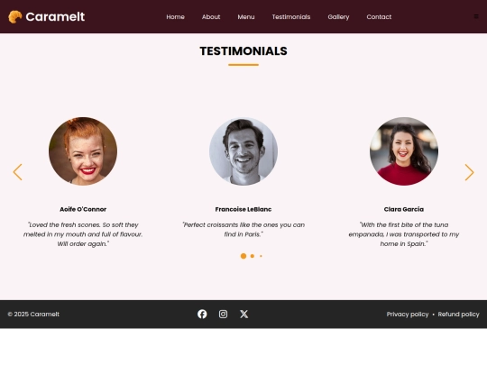 testimonials screenshot
