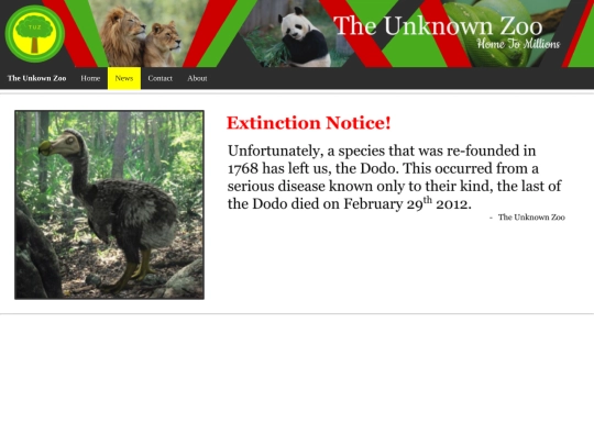 extinctionnotice screenshot
