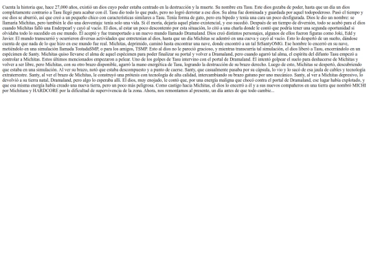 extras/texto screenshot