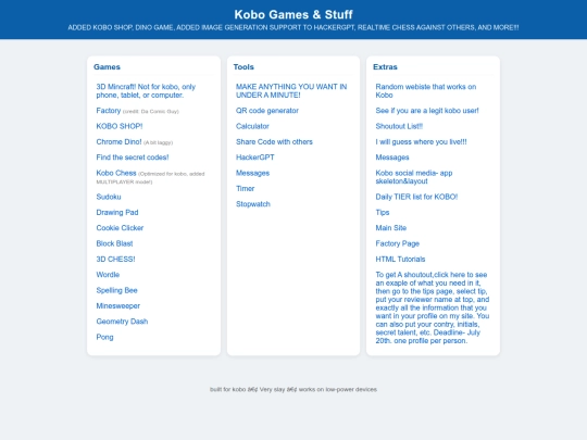 index screenshot