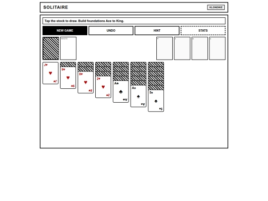 solitaire screenshot