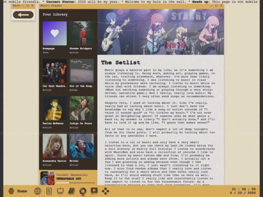 music screenshot