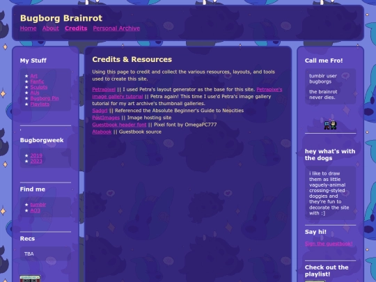 credits screenshot