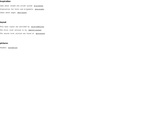 credits screenshot