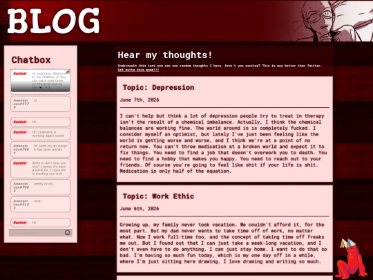 blog screenshot