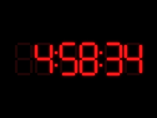 test/clock screenshot