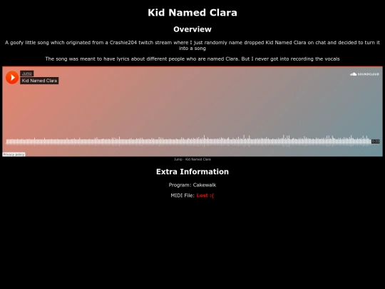 Music/Kid-Named-Clara screenshot