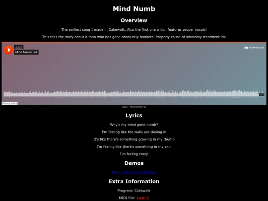 Music/Mind-Numb screenshot