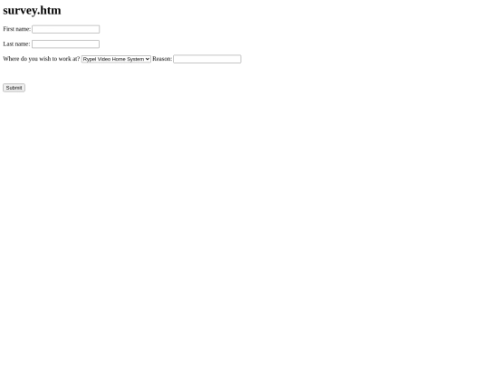 user/1587dP6pxH9DEPY2F8wXbYrGeXJP/survey screenshot