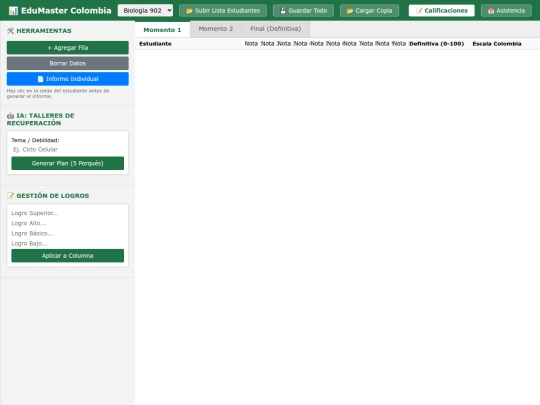 Edevaluadora screenshot