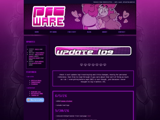 updates screenshot