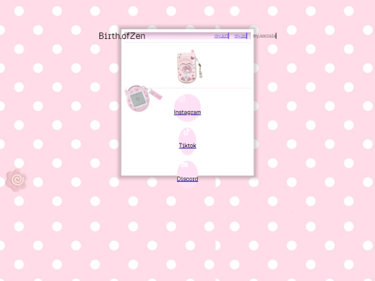Socials screenshot