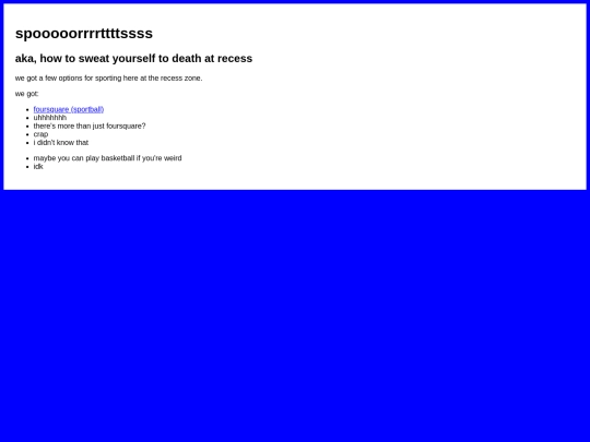 sports screenshot