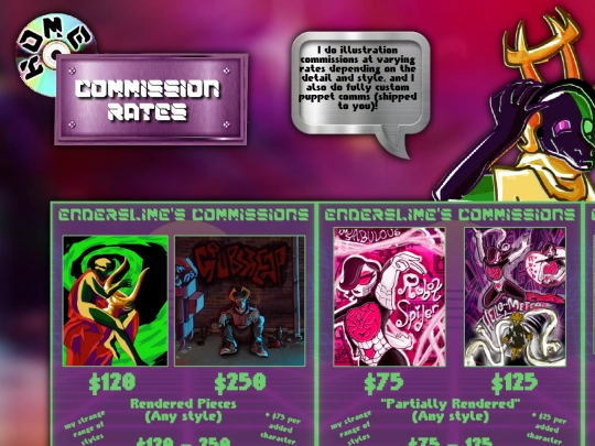Commission Rates screenshot
