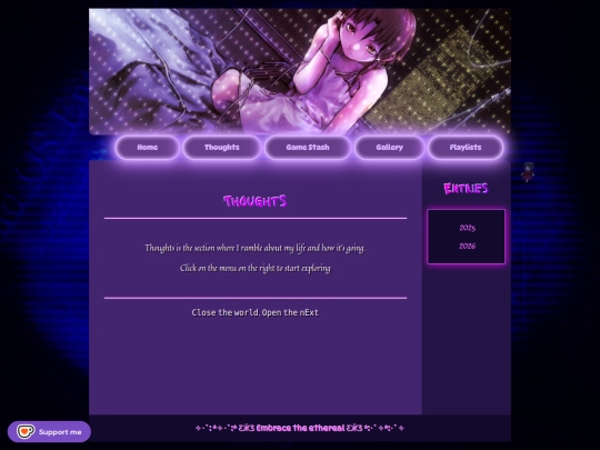 Thoughts screenshot