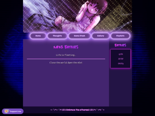 Thoughts/2025 screenshot