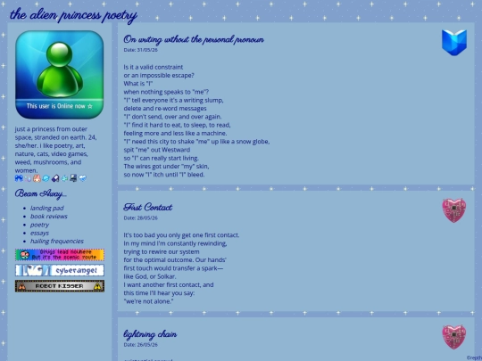poetry screenshot