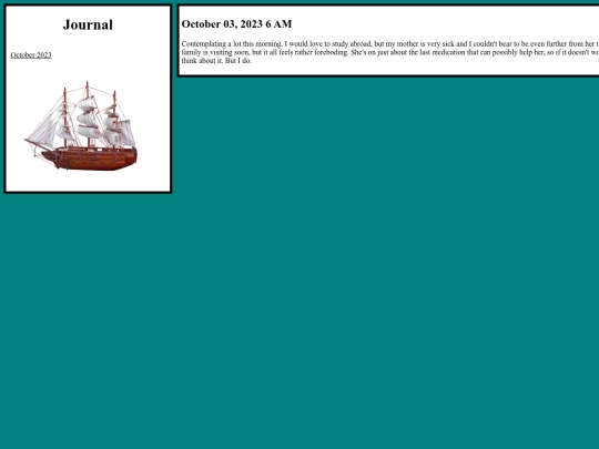 journal screenshot