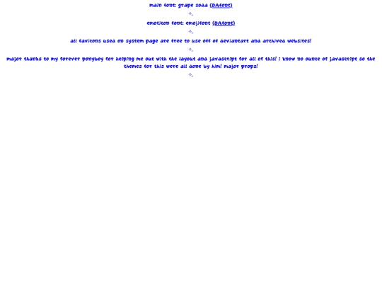 pages/credits screenshot