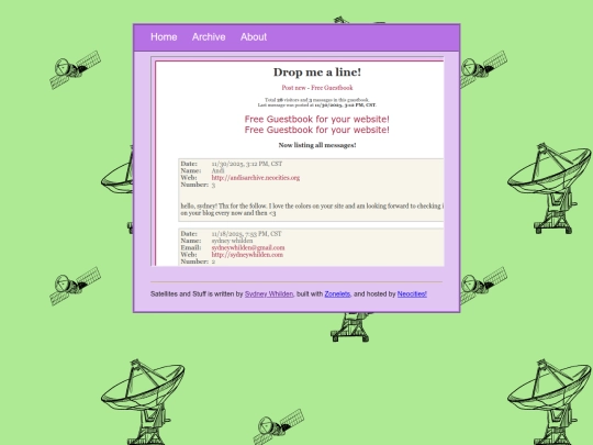 guestbook1 screenshot